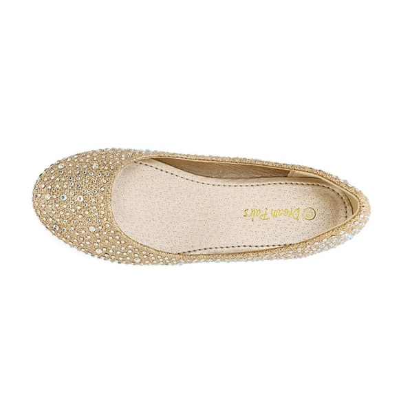 DREAM PAIRS Girls Dress Shoes Slip on Party Ballerina Flats - Picture 12 of 13